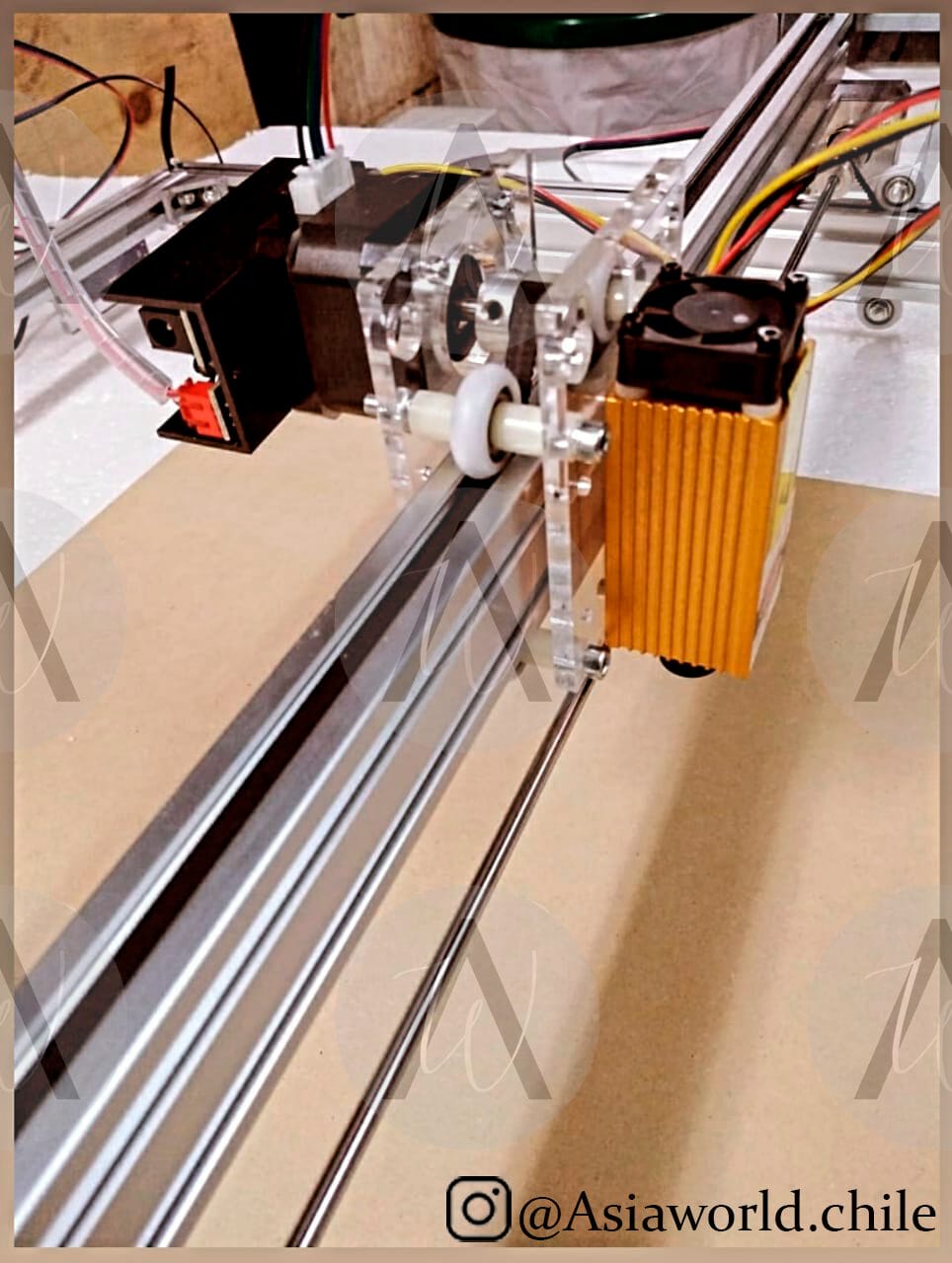 Carril cnc laser 6550